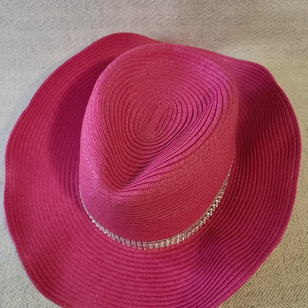 Vintage Mary Kay pink cowgirl hat- silver embellishment - Picture 2 of 6